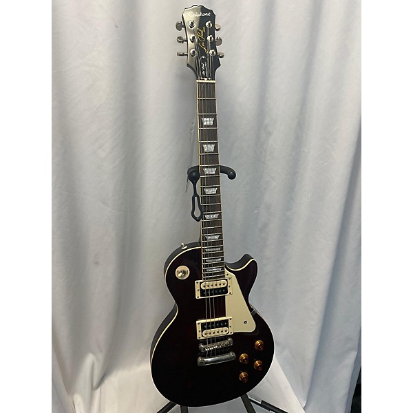 Used Epiphone Used Epiphone Limited Edition Les Paul Traditional Pro Trans Red Solid Body Electric Guitar