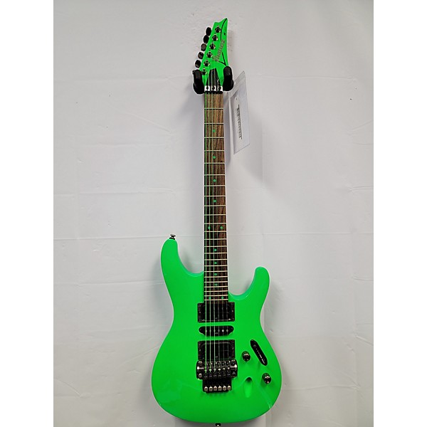 Used Ibanez Used Ibanez S1XXV Neon Green Solid Body Electric Guitar