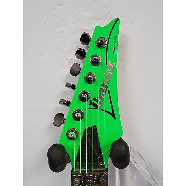 Used Ibanez Used Ibanez S1XXV Neon Green Solid Body Electric Guitar