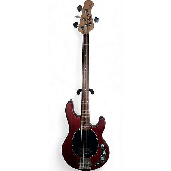 Used Sterling by Music Man Used Sterling By Music Man Stingray 4 Sub Series Wine Red Electric Bass Guitar