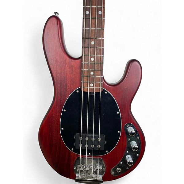 Used Sterling by Music Man Used Sterling By Music Man Stingray 4 Sub Series Wine Red Electric Bass Guitar