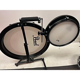 Used Pearl Used Pearl 2 piece Compact Traveler Black Drum Kit