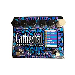 Used Electro-Harmonix Cathedral Stereo Reverb Effect Pedal