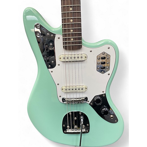 Used Squier Used Squier Vintage Modified Jaguar Seafoam Green Solid Body Electric Guitar