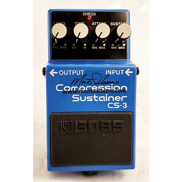 Used BOSS CS3 Compressor Sustainer Effect Pedal