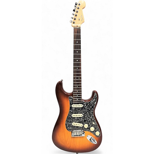 Used 2008 Fender American Deluxe Ash Stratocaster Dark Cherry Burst Solid Body Electric Guitar,Specials : American Fashion Style Bags On Sale