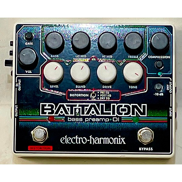 Used ElectroHarmonix Battalion Bass Effect Pedal Guitar Center