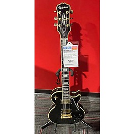 Used Epiphone Used Epiphone Les Paul Custom Blackback Pro Black Solid Body Electric Guitar