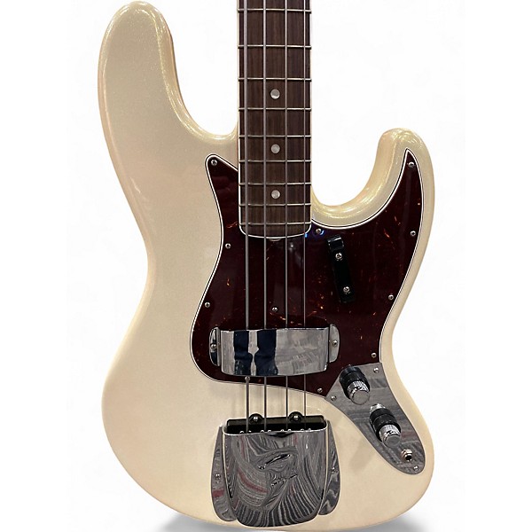 Used Fender 60th Anniversary Jazz Bass Arctic Pearl Electric Bass Guitar