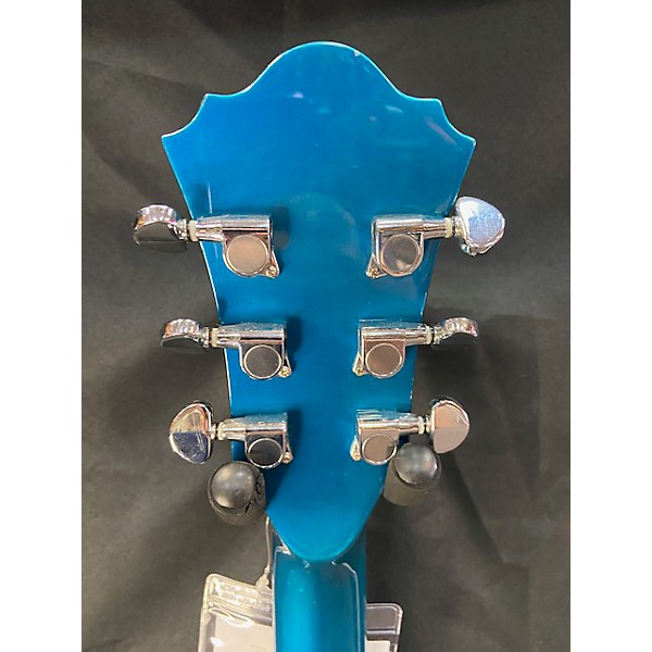 Used Ibanez Used Ibanez AFS75T Artcore Bigsby Ocean Blue Hollow Body Electric Guitar