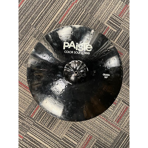 Used Paiste Used Paiste 20in Color Sound 900 Black Cymbal