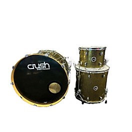 Used Crush Drums & Percussion Used Crush Drums & Percussion 3 piece Sublime Maple Green Sparkle Drum Kit