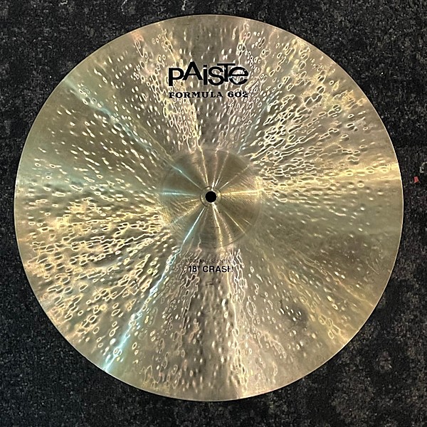 Used Paiste 18in Formula 602 Essential Crash Cymbal