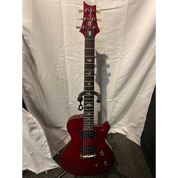 Used PRS Used PRS Singlecut SE Cherry Solid Body Electric Guitar