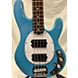 Used Sterling by Music Man Used Sterling By Music Man Ray4 HH Blue Electric Bass Guitar