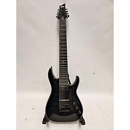 Used Schecter Guitar Research Used Schecter Guitar Research Hellraiser Hybird 8 String Trans Black Solid Body Electric Guitar