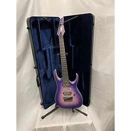 Used Gibson Used Ibanez RGA71AL Axion Label 7 String Purple Burst Solid Body Electric Guitar