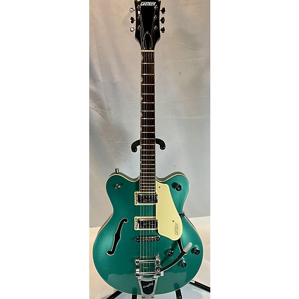 Used Gretsch Guitars Used Gretsch Guitars G5622T Electromatic Center Block Double Cut Bigsby Green Hollow Body Electric Gu...