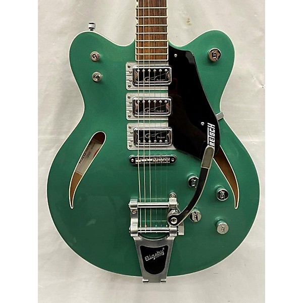 Used Gretsch Guitars Used Gretsch Guitars G5622T Electromatic Center Block Double Cut Bigsby Metallic Green Hollow Body El...