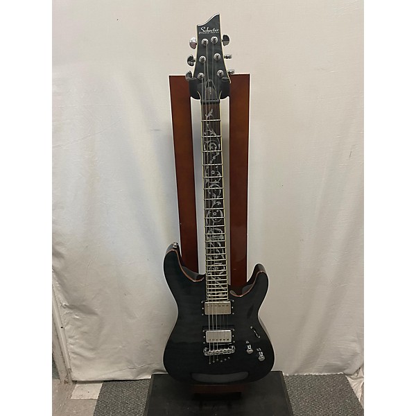 Used Schecter Guitar Research Used 2010s Schecter Guitar Research C1 Classic Grey Solid Body Electric Guitar