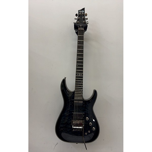 Used Schecter Guitar Research Used Schecter Guitar Research Hellraiser C1 Hybrid Trans Gray Solid Body Electric Guitar