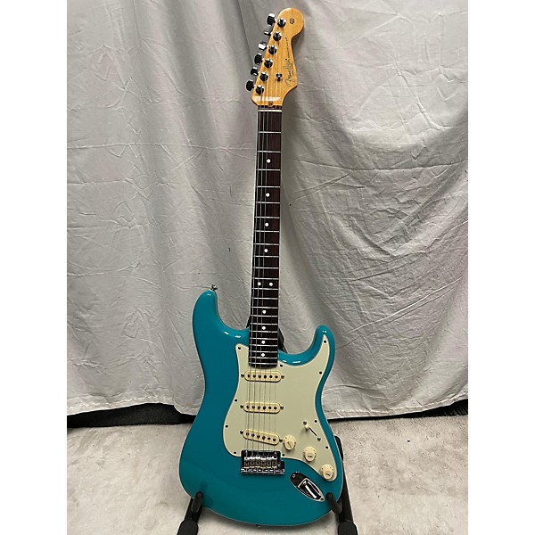 Used Fender Used Fender American Professional II Stratocaster Miami Blue Solid Body Electric Guitar