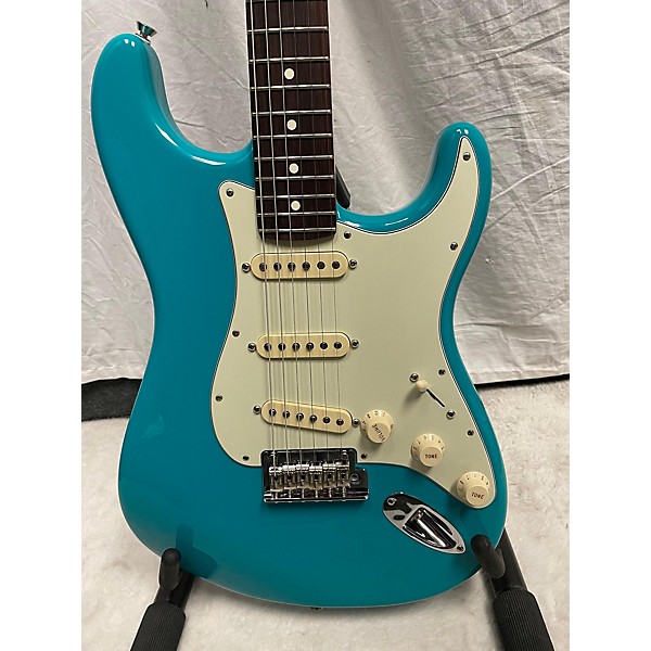 Used Fender Used Fender American Professional II Stratocaster Miami Blue Solid Body Electric Guitar