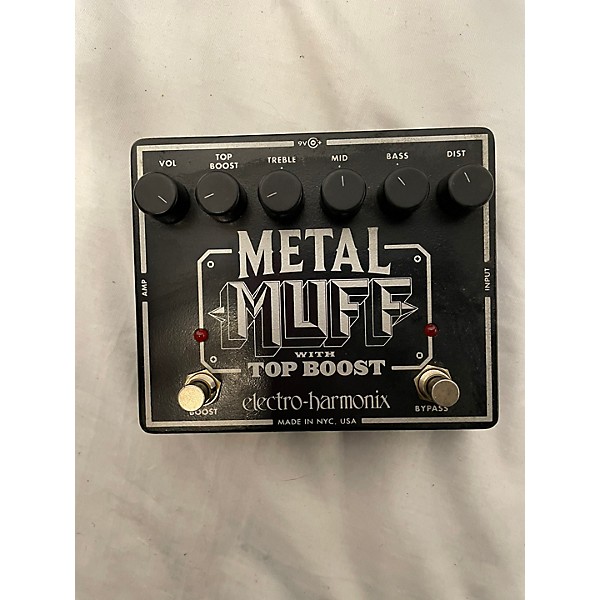 Used Electro-Harmonix Used Electro-Harmonix Metal Muff Distortion With Top Boost Effect Pedal