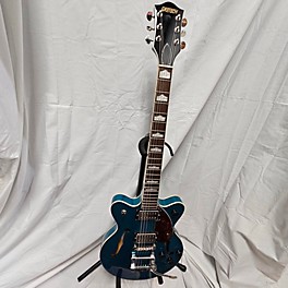 Used Gretsch Guitars Used Gretsch Guitars G2657T Ocean Turquoise Hollow Body Electric Guitar