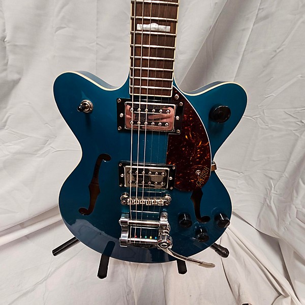 Used Gretsch Guitars Used Gretsch Guitars G2657T Ocean Turquoise Hollow Body Electric Guitar