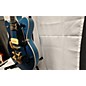 Used Gretsch Guitars Used Gretsch Guitars G2655TG Blue Hollow Body Electric Guitar