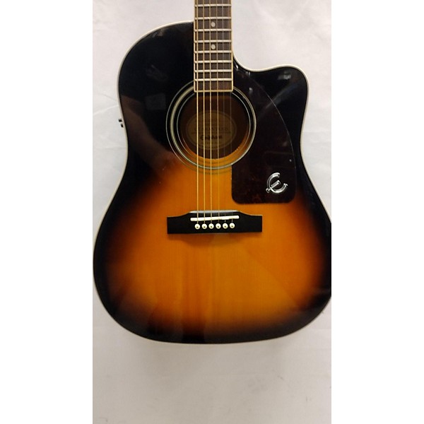 Used Epiphone Used 2019 Epiphone AJ220SCE/VS Tobacco Sunburst Acoustic Electric Guitar