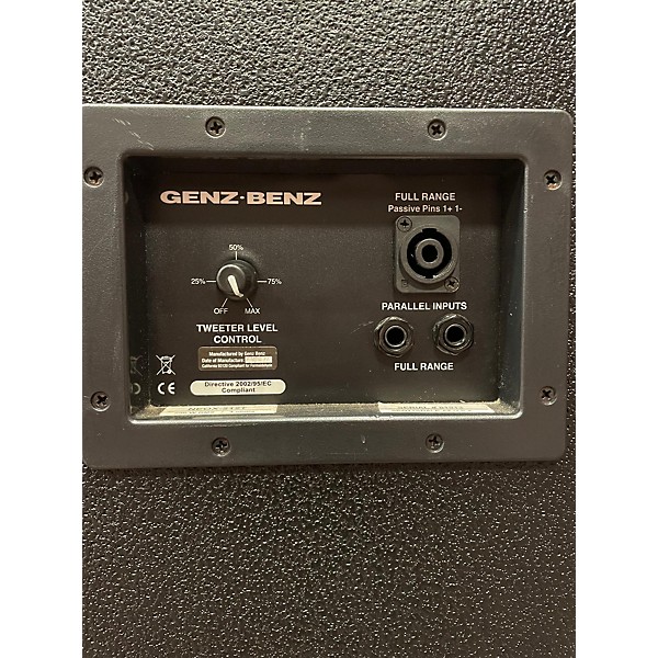 Used Genz Benz Neox-212T Bass Cabinet