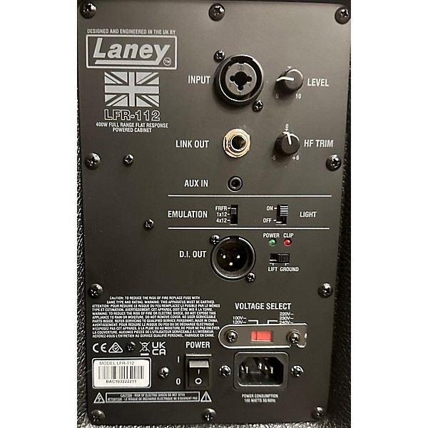 Used Laney LFR112 Guitar Cabinet