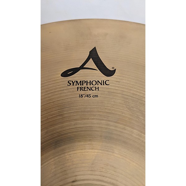 Used Zildjian Avedis Symphonic French Tone Pair Cymbal