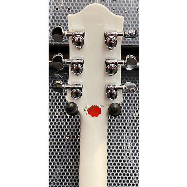 Used Epiphone Used Epiphone Les Paul Elite Polar White Solid Body Electric Guitar