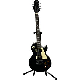 Used Epiphone Used Epiphone Les Paul Standard 1960s Black Solid Body Electric Guitar