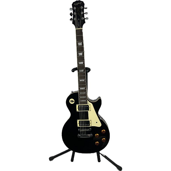 Used Epiphone Used Epiphone Les Paul Standard 1960s Black Solid Body Electric Guitar