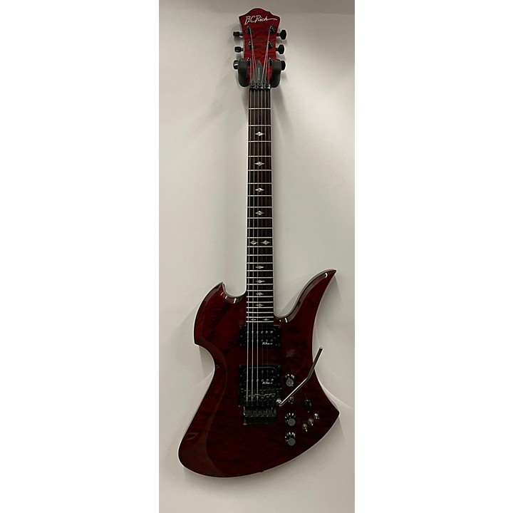 Used B.C. Rich Mockingbird STC Solid Body Electric Guitar Trans Red |  Guitar Center