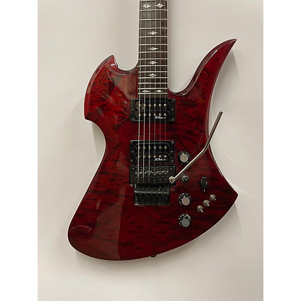 Used B.C. Rich Mockingbird STC Solid Body Electric Guitar Trans Red |  Guitar Center