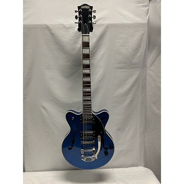 Used Gretsch Guitars Used Gretsch Guitars G2655T Blue Hollow Body Electric Guitar