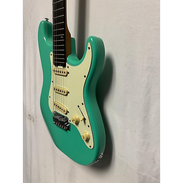 Used Schecter Guitar Research Used Schecter Guitar Research Nick Johnston Traditional Atomic Green Solid Body Electric Guitar