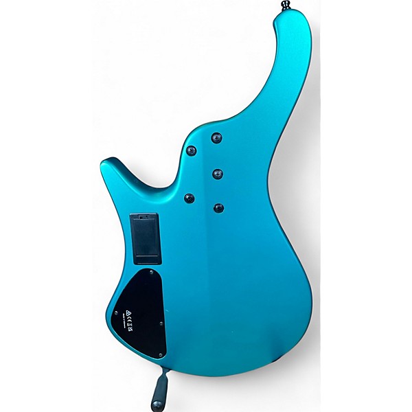 Used Ibanez Mm1 Martin Miller Trans Aqua Blue Solid Body Electric Guitar