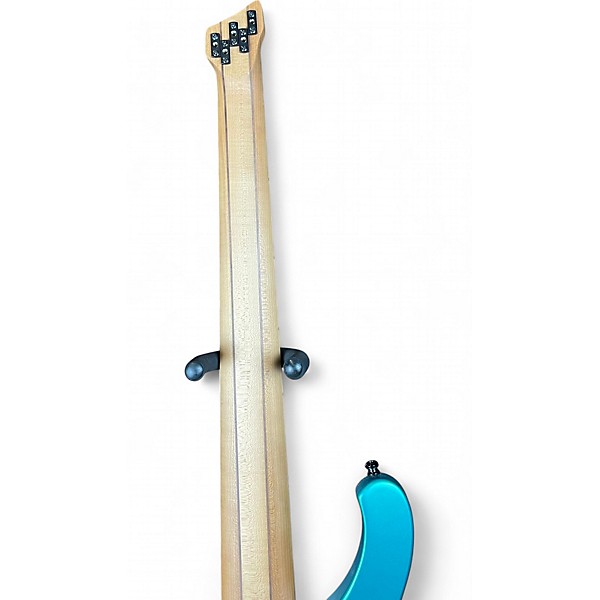 Used Ibanez Mm1 Martin Miller Trans Aqua Blue Solid Body Electric Guitar