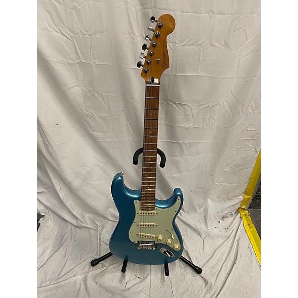 Used Fender Used 2021 Fender Player Plus Stratocaster Blue Solid Body Electric Guitar