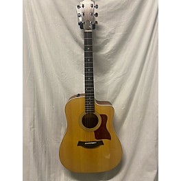 Used Taylor 210E Natural Acoustic Electric Guitar