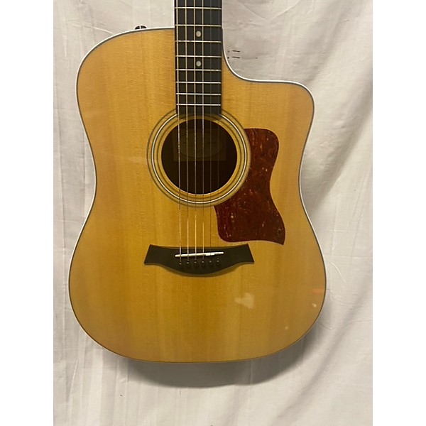 Used Taylor 210E Natural Acoustic Electric Guitar