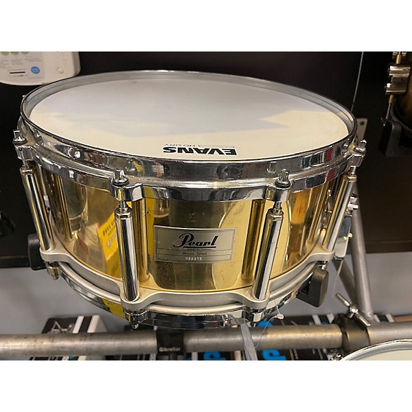 Used Pearl 6.5X14 Brass Snare Drum