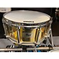 Used Pearl 6.5X14 Brass Snare Drum thumbnail