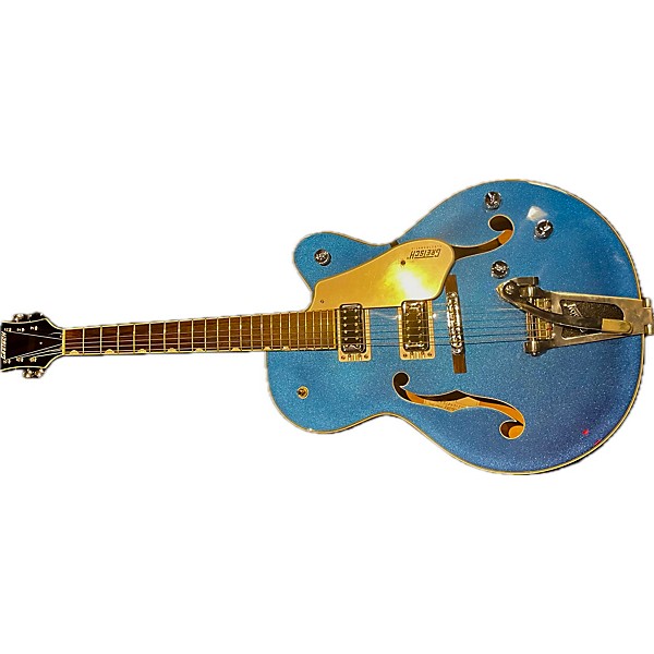 Used Gretsch Guitars Used Gretsch Guitars G5420T Electromatic Fairlane Blue Hollow Body Electric Guitar